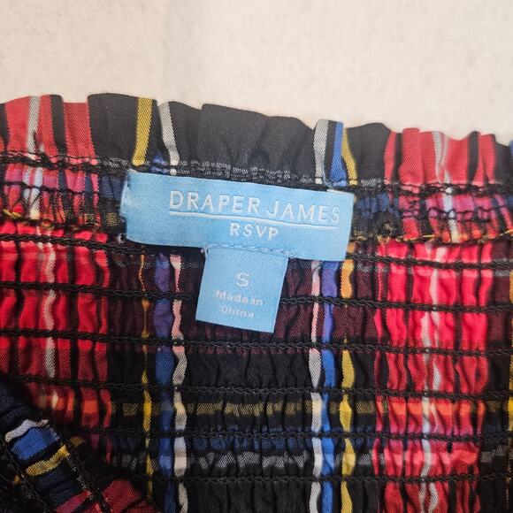 DRAPER JAMES RSVP Smocked Tiered Midi Dress - Picture 3 of 7